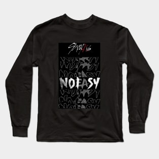 Stray Kids NoEasy Special Typography Text design with Logo Long Sleeve T-Shirt